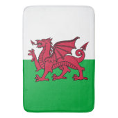 Rode Draak Keltische Vlag van Wales & Welsh Badmat (Voorkant Verticaal)