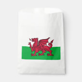 Rode Draak Keltische Vlag van Wales & Welsh Bedankzakje (Voorkant)
