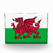 Rode Draak Keltische Vlag van Wales & Welsh Fotoblokken (Voorkant)