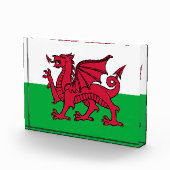 Rode Draak Keltische Vlag van Wales & Welsh Fotoblokken (Rechts)