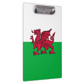 Rode Draak Keltische Vlag van Wales & Welsh Klembord (Rechts)