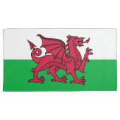 Rode Draak Keltische Vlag van Wales & Welsh Kussensloop (Voorkant-Rechts)