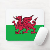 Rode Draak Keltische Vlag van Wales & Welsh Muismat (Met muis)