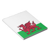 Rode Draak Keltische Vlag van Wales & Welsh Notitieblok (Schuin)