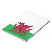 Rode Draak Keltische Vlag van Wales & Welsh Notitieblok (Linkerzijde)