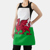 Rode Draak Keltische Vlag van Wales & Welsh Schort (Insitu)