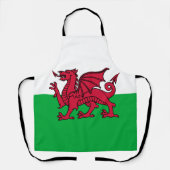 Rode Draak Keltische Vlag van Wales & Welsh Schort (Voorkant)