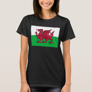 Rode Draak Keltische Vlag van Wales & Welsh T-shirt