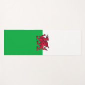 Rode Draak Keltische Vlag van Wales & Welsh Yogamat (Voorkant (horizontaal))