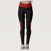 Rode Draak Leggings (Voorkant)