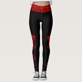 Rode Draak Leggings