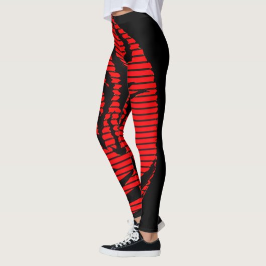 Rode draak leggings (Links)