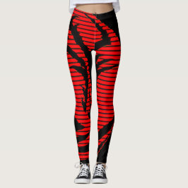 Rode draak leggings