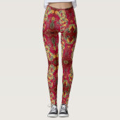 Rode Draak Leggings (Voorkant)