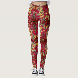 Rode Draak Leggings