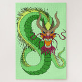 Rode Draak Legpuzzel (Verticaal)