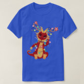 Rode draak met slinger t-shirt (Design voorkant)