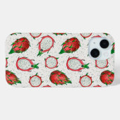 Rode draak op een witte achtergrond Case-Mate iPhone case (Achterkant (horizontaal))