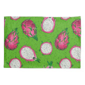 Rode draak op groen kussensloop (Achterkant-Links)