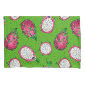 Rode draak op groen kussensloop (Voorkant-Links)