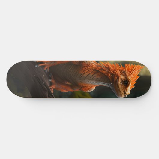 rode draak persoonlijk skateboard (Horizontaal)