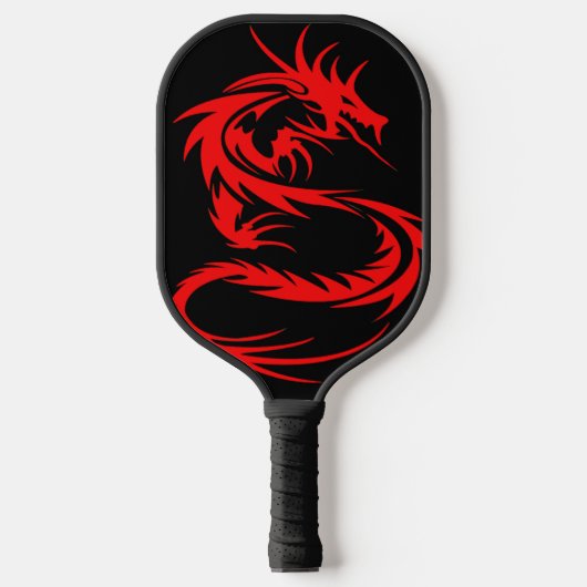 Rode Draak Pickleball Paddle (Voorkant)