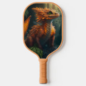 rode draak pickleball paddle (Voorkant)