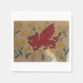 Rode draak servetten (Voorkant)