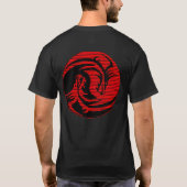 Rode draak t-shirt (Achterkant)
