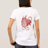 Rode Draak T-shirt (Achterkant)