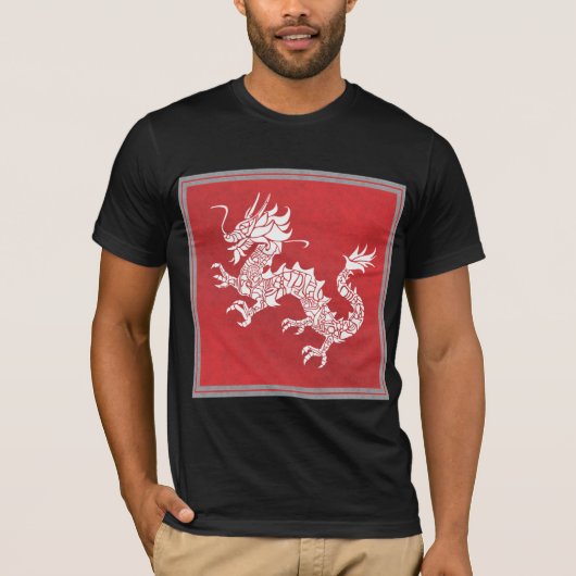 rode draak T-shirt (Voorkant)