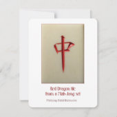 Rode draak - Toelichting Kaart (Voorkant)