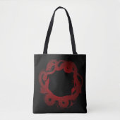 Rode Draak Tote Bag (Voorkant)