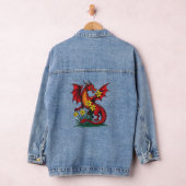 Rode Draak Tussen Narcissen Denim Jacket (Hangar)