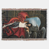 Rode Draak Urban Fantasy Deken (Voorkant)