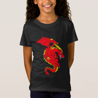 Rode draak voor kleine kinderen t-shirt