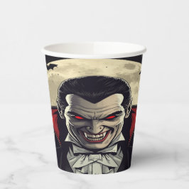 Rode Dracula Gothic Horror Halloween Papieren Bekers
