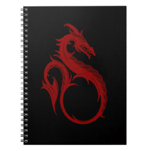 Rode dragon Apalala Spiral Notitieboek