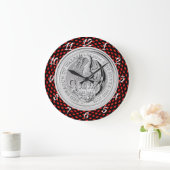 RODE DRAGON VAN MUNTSTOF VAN WALEN GROTE KLOK (Huis)