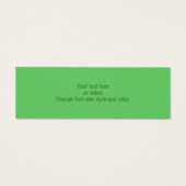 Rode Dragonfly Natuur Mini Bladwijzer Mini Visitekaartjes (Achterkant)