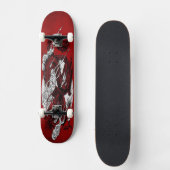 RODE DRAGONSTRIJDER SKATEBOARD (Voorkant)