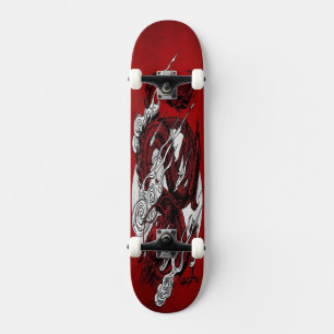 RODE DRAGONSTRIJDER SKATEBOARD