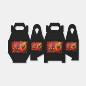 Rode drakenklauw bedankdoosjes (Uitgevouwen)