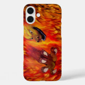 Rode Drakenklauw Case-Mate iPhone Case (Achterkant)