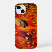 Rode Drakenklauw iPhone 15 Case (Achterkant)