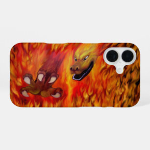 Rode Drakenklauw iPhone 16 Hoesje