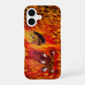 Rode Drakenklauw iPhone 16 Hoesje (Achterkant)