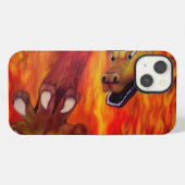 Rode Drakenklauw iPhone Hoesje (Achterkant horizontaal)