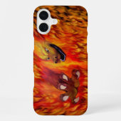 Rode Drakenklauw iPhone Hoesje (Achterkant)