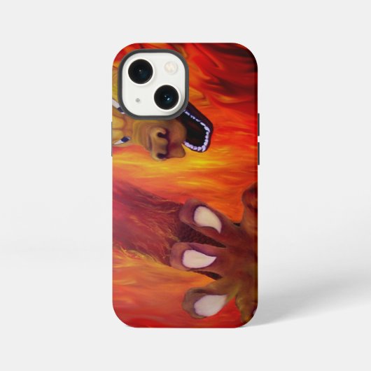 Rode Drakenklauw iPhone Hoesje (Achterkant)